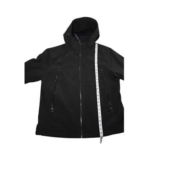 NWT Calvin Klein Men L Sherpa Lined Soft Shell Jacket Black Infinite Stretch 225 - Picture 10 of 14